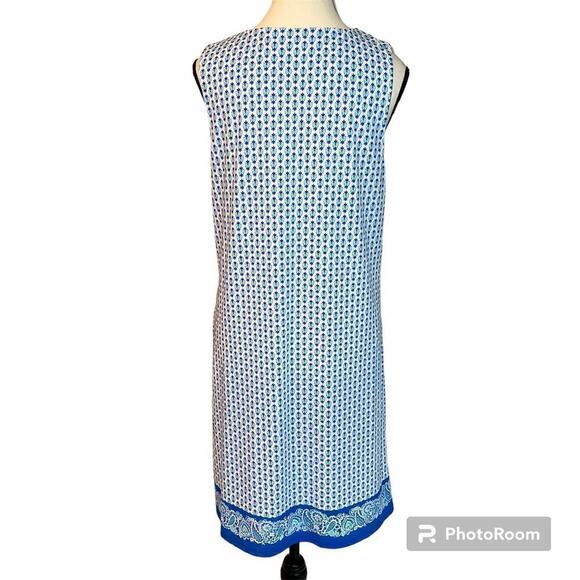 Jude Connally 101086 A Line Sleeveless Shift Melody Dress Pockets Summer Size M - Picture 12 of 12